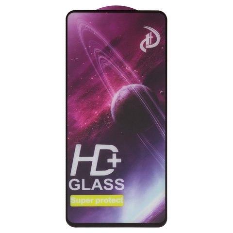 Защитное стекло для Samsung SM-M536 Galaxy M53, совместимо с чехлом, Full Glue, чорний, cлой клея нанесен по всей поверхности