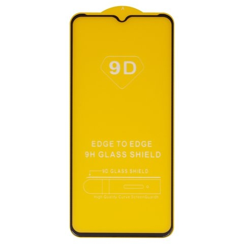 Защитное стекло для Nokia G21 Plus, совместимо с чехлом, Full Glue, (без упаковки), чорний, cлой клея нанесен по всей поверхности