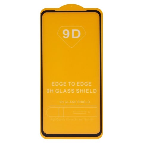 Защитное стекло для Huawei Honor 9X, совместимо с чехлом, Full Glue, (без упаковки), черный, cлой клея нанесен по всей поверхности