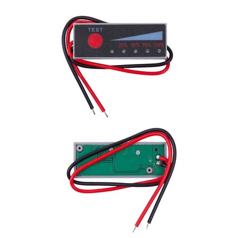 Индикатор уровня заряда аккумулятора 4S, 13.2-16.8V, для Li-ion аккумуляторов