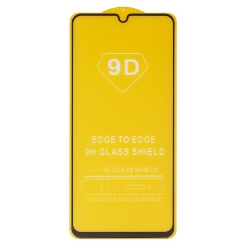 Защитное стекло для Samsung SM-A315 Galaxy A31, M315 Galaxy M31, совместимо с чехлом, Full Glue, (без упаковки), чорний, cлой клея нанесен по всей поверхности