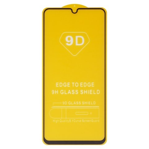 Защитное стекло для Samsung SM-A325 Galaxy A32, совместимо с чехлом, Full Glue, (без упаковки), чорний, cлой клея нанесен по всей поверхности