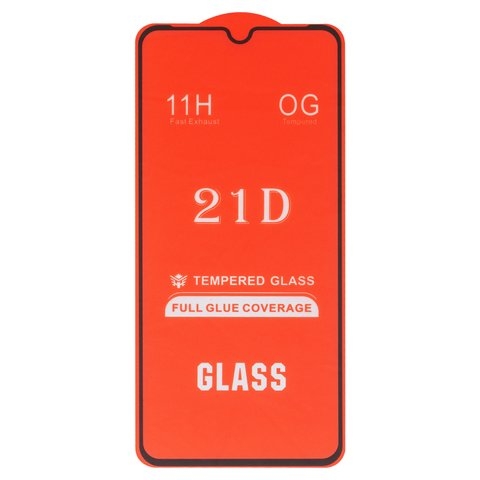 Защитное стекло для Samsung SM-A336 Galaxy A33 5G, совместимо с чехлом, Full Glue, (без упаковки), чорний, cлой клея нанесен по всей поверхности