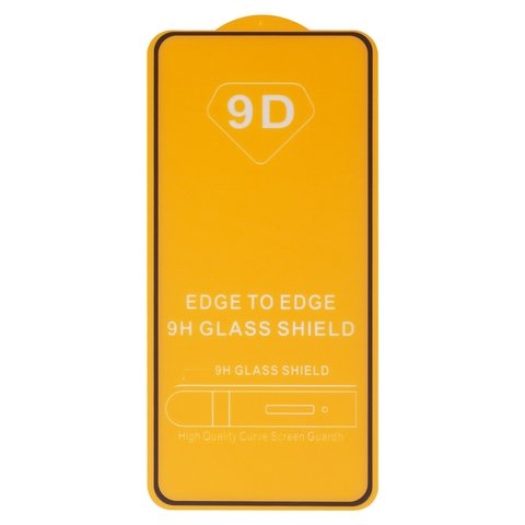 Защитное стекло для Samsung SM-A515 Galaxy A51, совместимо с чехлом, Full Glue, (без упаковки), чорний, cлой клея нанесен по всей поверхности