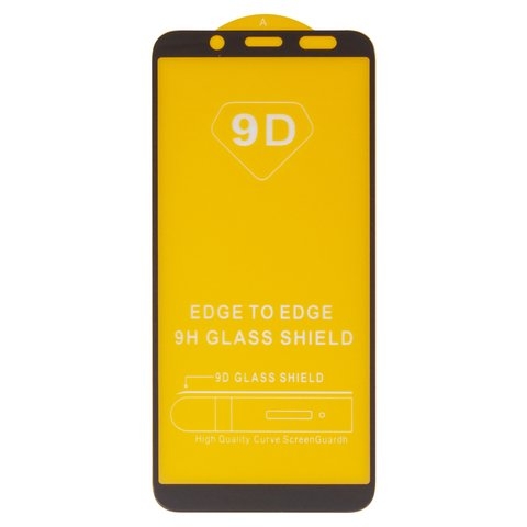 Защитное стекло для Samsung SM-A530 Galaxy A8 (2018), совместимо с чехлом, Full Glue, (без упаковки), чорний, cлой клея нанесен по всей поверхности