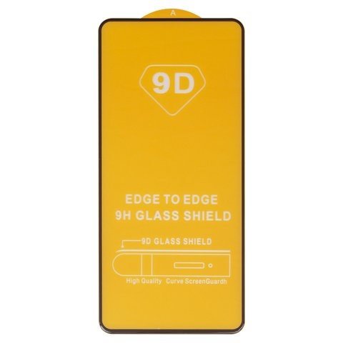 Защитное стекло для Samsung SM-A536 Galaxy A53 5G, совместимо с чехлом, Full Glue, (без упаковки), чорний, cлой клея нанесен по всей поверхности