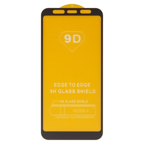Защитное стекло для Samsung SM-A730 Galaxy A8+ (2018), совместимо с чехлом, Full Glue, (без упаковки), чорний, cлой клея нанесен по всей поверхности