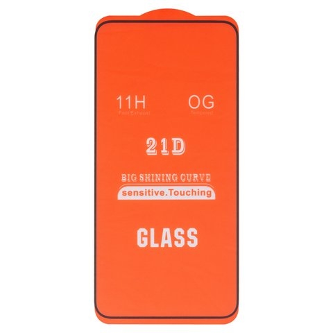 Защитное стекло для Samsung S906 Galaxy S22 Plus 5G, S916 Galaxy S23 plus, совместимо с чехлом, Full Glue, (без упаковки), чорний, cлой клея нанесен по всей поверхности
