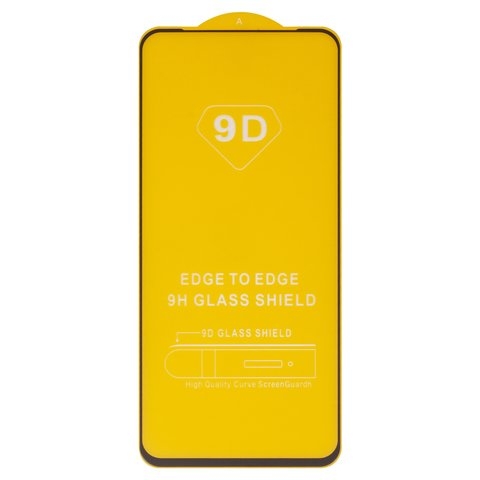 Защитное стекло для Xiaomi 11 Lite, 11 Lite 5G NE, совместимо с чехлом, Full Glue, (без упаковки), чорний, cлой клея нанесен по всей поверхности
