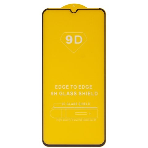 Защитное стекло для Xiaomi Mi 10 Lite, совместимо с чехлом, Full Glue, (без упаковки), чорний, cлой клея нанесен по всей поверхности
