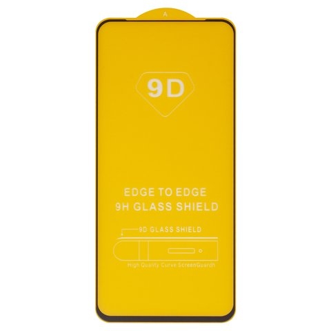 Защитное стекло для Xiaomi Poco F4 GT, совместимо с чехлом, Full Glue, (без упаковки), чорний, cлой клея нанесен по всей поверхности