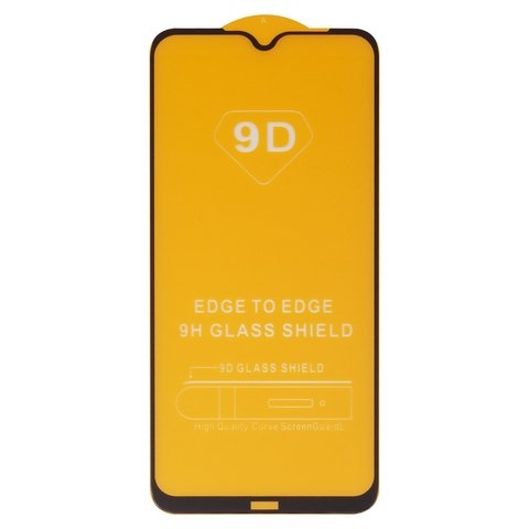 Защитное стекло для Xiaomi Redmi Note 8, Redmi Note 8 (2021), совместимо с чехлом, Full Glue, (без упаковки), чорний, cлой клея нанесен по всей поверхности