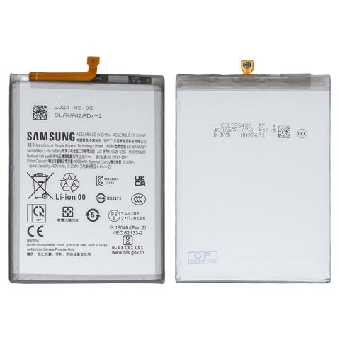 Акумулятор EB-BA156ABY для Samsung A155 Galaxy A15, A156 Galaxy A15 5G, Li-ion, 3,85 B, 5000 мАч, Original (PRC) | 3-12 міс. гарантії | АКБ, батарея, аккумулятор