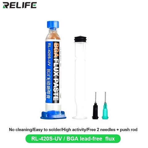 Флюс-паста RELIFE RL-420S-UV, 10 мл