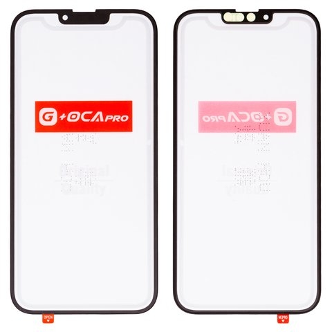 Стекло корпуса G+OCA PRO для iPhone 13 Pro Max, с OCA-пленкой, черное