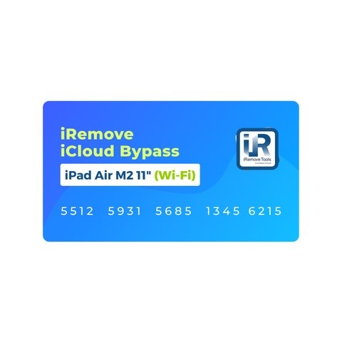 iRemove iCloud Bypass для iPad Air M2 11&quot; (Wi-Fi)