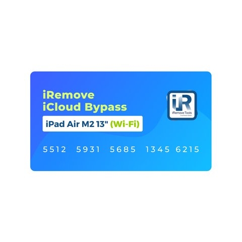 iRemove iCloud Bypass для iPad Air M2 13&quot; (Wi-Fi)